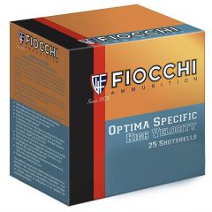 Fiocchi Optima Specific High Velocity 12Ga 2-3/4" #8 Shot 1-1/4oz 25/bx (12HV8)         ($4.99 Shipping on orders $200-$2000!)