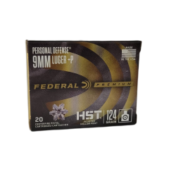 Federal Premium 9mm 124gr HST 20rds (P9HST3S)     ($4.99 Shipping on orders $200-$2000!)
