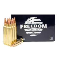 Freedom 223 62 gr Full Metal Jacket (FMJ) New                                  (Free Shipping! Orders $249-$2000)