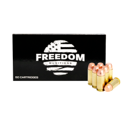 Freedom 40 S&W 155 gr Round Nose Flat Point (RNFP) New            .         ($5.99 Shipping! Orders $200 - $2000)