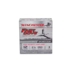 Winchester Fast Dove High Brass 12 GA 2-3/4" 1 OZ #8 SHOT 25 Rounds (WFD128B)             