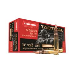 Norma Tactical 5.56x45mm NATO 62 Gr SS109 Penetrator 50 ct (2420707)   (FREE Shipping on orders $200-$2000!)