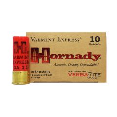 Hornady 12 GA. Varmint Express 2-3/4 IN #4 BUCKSHOT 10 ROUNDS (86243)                 .    
