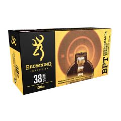 Browning 38 Spl 130 Gr FMJ 50 Rounds (B191800382)  