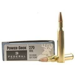 Federal 270 Win Power-Shok F270A 130 gr SP 20 rounds (270A)    