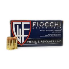 Fiocchi 40 S&W 165 Gr. JHP (40SWC) 50 RD BOX          