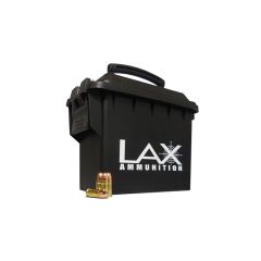 LAX Ammunition 9mm Luger 115 gr Round Nose (RN) New 1000 ct w/ FREE Ammo Can               