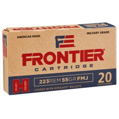 Frontier Cartridge by Hornady 223 Rem 55 gr Full Metal Jacket (FMJ) (FR100)            ($5.99 Shipping! Orders $200 - $2000)
