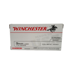 Winchester 9mm 115 FMJ USA Para (Q4172)                     