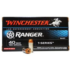 Winchester 40 S&W 180 GR T-Series 50 ROUNDS (RA40T)     