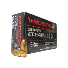 Winchester Super Clean 40 S&W 140 GR JFP Lead Free 500 ROUNDS (SC40NT)  