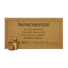 Winchester 380 Auto 95 gr FMJ New (SG380W)           