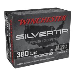 Winchester Silvertip 380 ACP 85 GR JHP 20 Rounds  
