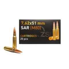 ZSR 7.62x51mm 147gr FMJ (ZSR762X51)       (FREE Shipping on orders $200-$2000!)