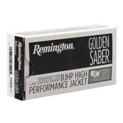 Remington Golden Saber 45 ACP 185gr Brass Jacketed Hollow Point (JHP) 20ct (GSB45APAB)                               (Clearance Sale!) 