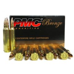 PMC Bronze 223 Rem 55 gr Full Metal Jacket Boat Tail (FMJ BT) 20 ct (223A)                                                  (Save 15% Sitewide!)