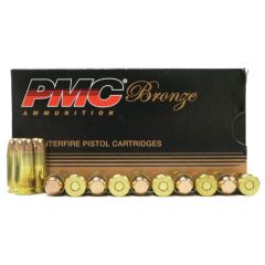 PMC Bronze 40 S&W 165 gr Full Metal Jacket (FMJ) 50 ct (40D)                     