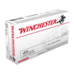 Winchester USA Ammunition 45 ACP 230gr FMJ 50ct Q4170)                                        