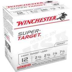 Winchester Super Target 12 Gauge, 2-3/4" #7.5 TRGT127)                        (Free Shipping! Orders $175-$2000)