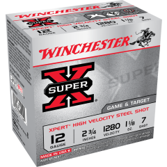Winchester SuperX 12 GA 2 3/4" 1 oz #7 Shot 25ct (WE12GT7)                                   