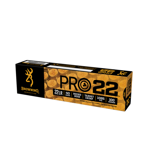 Browning Pro22 22LR 40 gr LRN 100 Rounds (B194122101)    ($5.99 Shipping! Orders $200 - $2000)