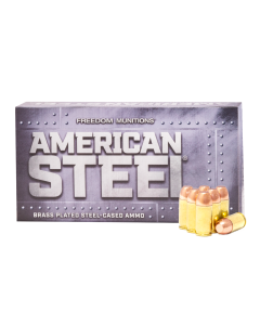 FREEDOM AMERICAN STEEL 380 Auto 100 gr Round Nose Flat Point (RNFP) New          